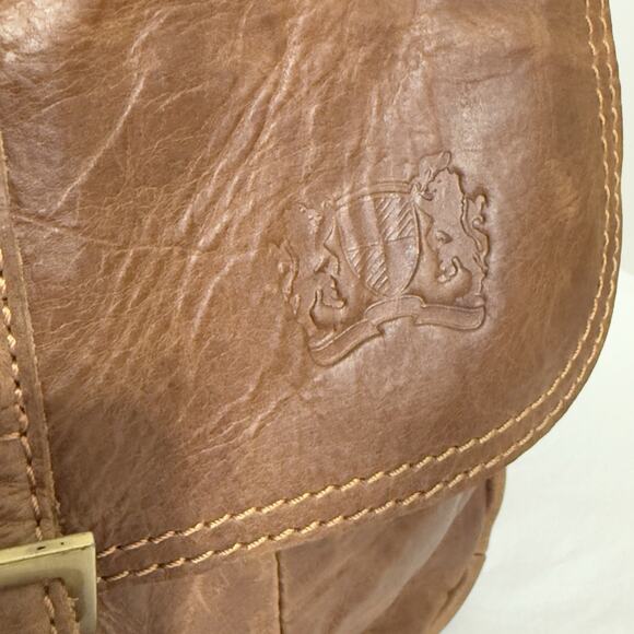 Vintage Brown Leather Crossbody Messenger Bag – Style Unisex’s - Picture 5 of 12